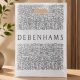 نایلکس دسته موزی طرح DEBENHAMS